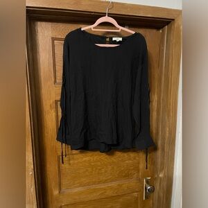 Entro long sleeve black‎ blouse